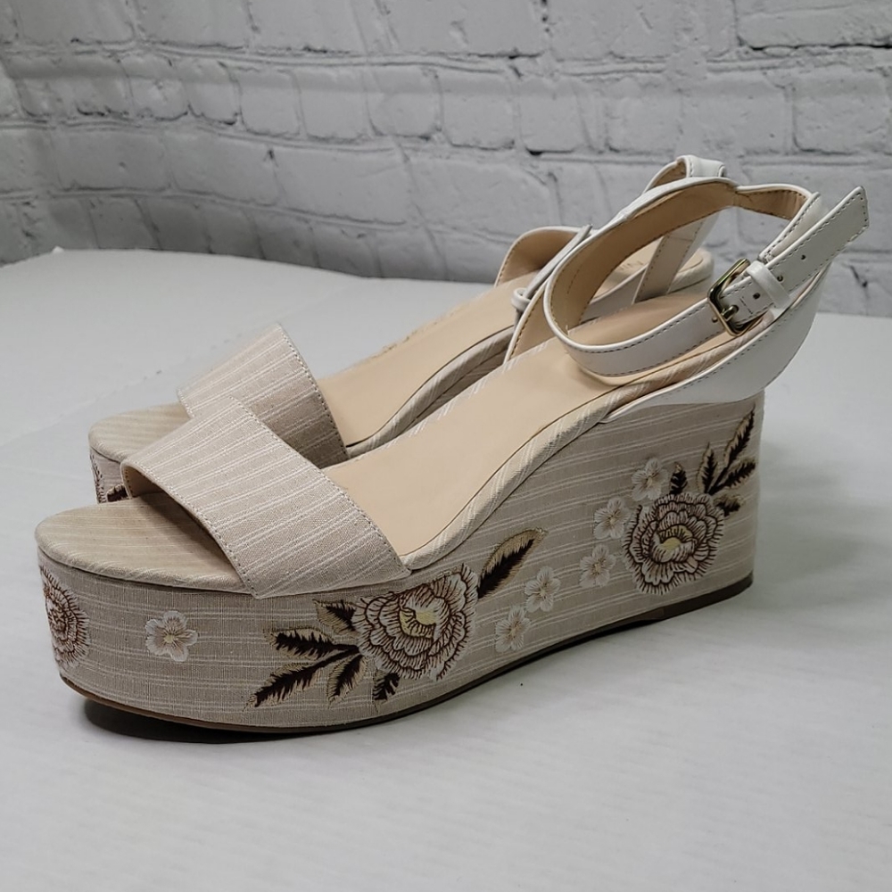 Nine west Y2K Keely platform wedge sandals